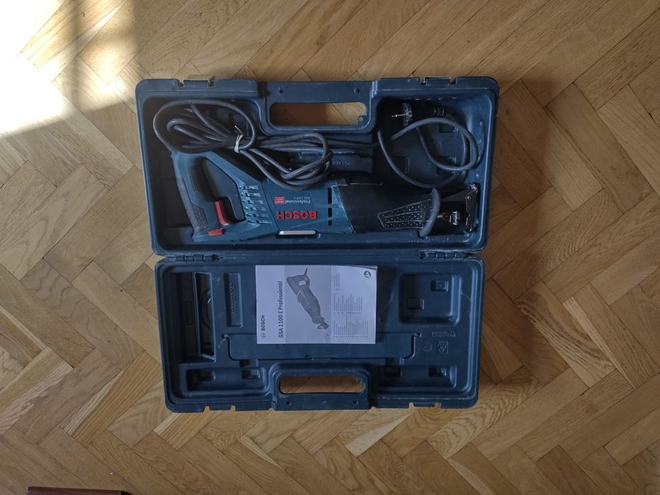 Piła szablasta pilarka Lisi ogon Lisica Bosch GSA 1100E  220V  sds + walizka