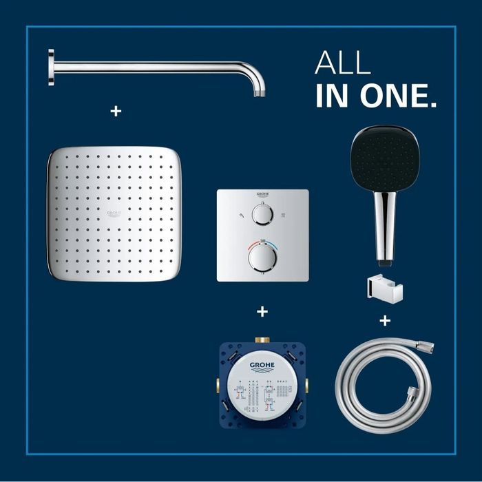 GROHE Precision zestaw podtynkowy z termostatem Vitalio 250