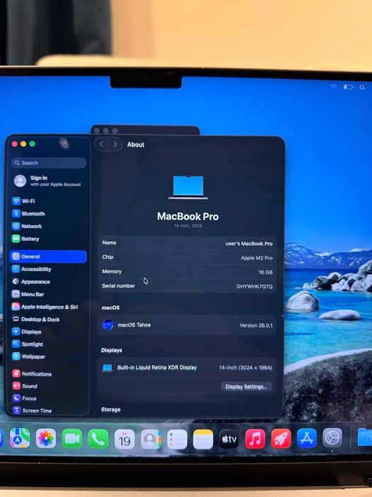 MacBook Pro 14”, M2 Pro, 16GB RAM, 512GB SSD, Space Gray