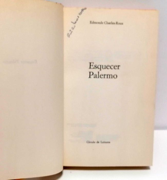 Livro - Esquecer Palermo