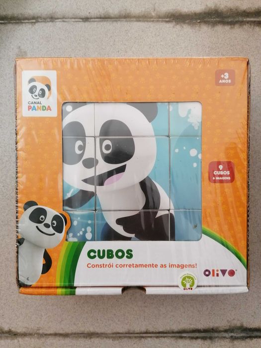 Jogo Panda - Quebra-Cabeças Cubos - NOVO