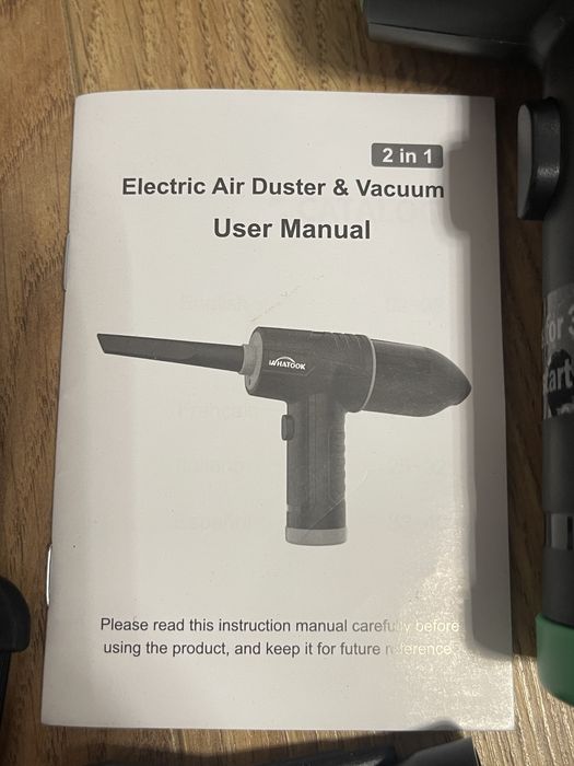 Nowa Dmuchawa Sprężone Powietrze & Odkurzacz 2w1 USB | WHATDOOK