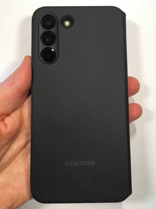 Чехол-книжка S View Clear View EF-ZS901CBEGRU для Samsung S22 plus