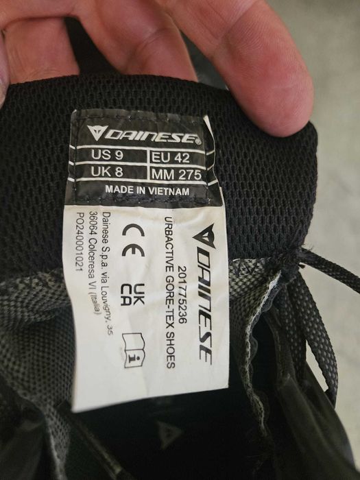 Vendo botas Dainese Goretex