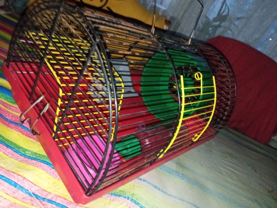 Клітка для домаш.пухнастиків.