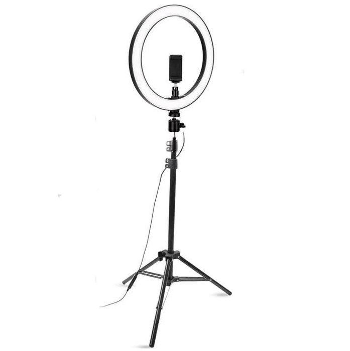 Кольцевая светодиодная LED лампа RING на штативе высота 2м