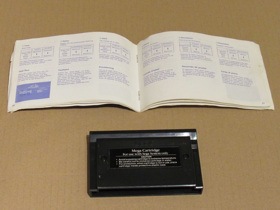 Jogo Sega Master System Super Monaco GP completo (#3)