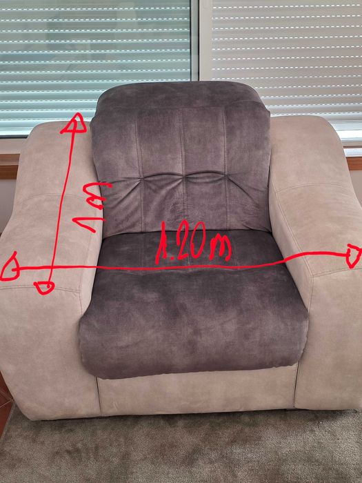Sofas e mesa de centro