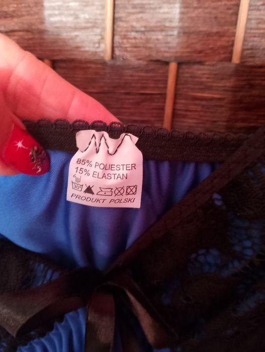 Koszulka nocna z koronką