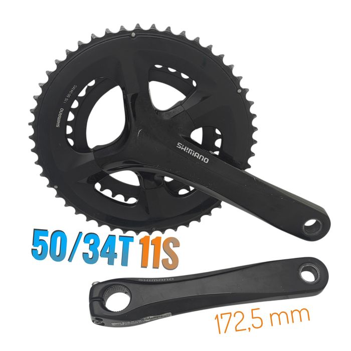 SHIMANO RS510 11rz 50/34T korba szosowa gravel hollowtech kompaktowa