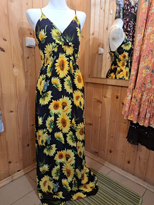 Sukienka w słoneczniki rozm.L/XL