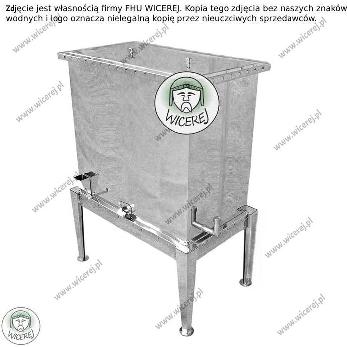 Topiarka parowa Cała Nierdzewna Warszawska Poszerzana na 15/22 ramek