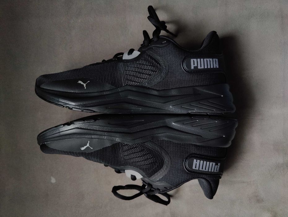 Кросівки кроссовки puma soft foam+ 42.5 27.8 см сетка чорні