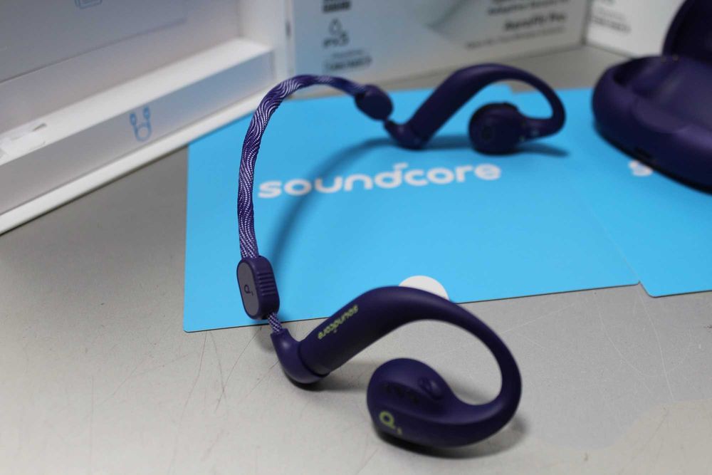 Навушники TWS Anker Soundcore AeroFit Pro Purple