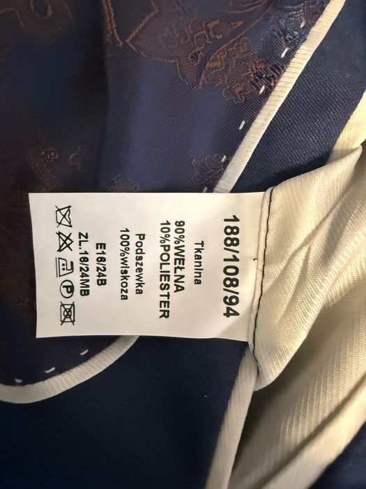 Garnitur! Giacomo Conti 90% wełna 10% poliester. Jak nowy !