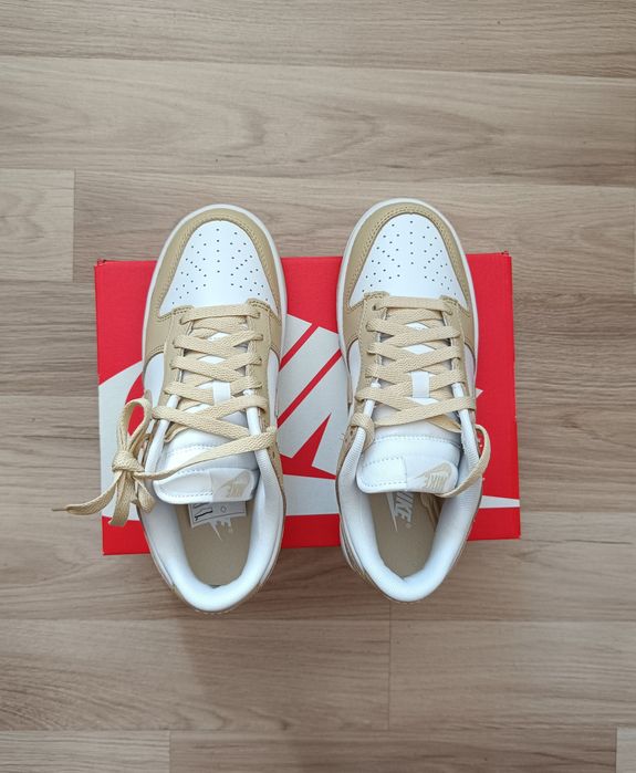 Buty damskie Nike Dunk Low Team Gold Beżowe r. 38,5