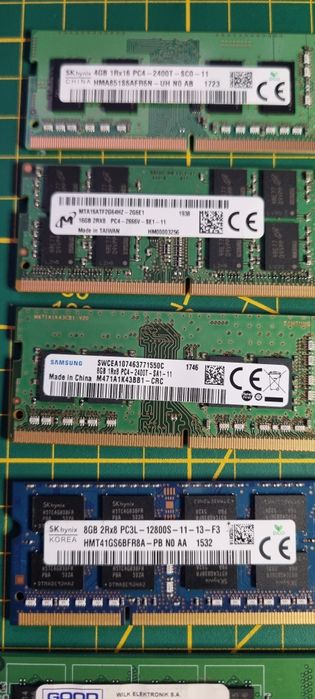 Pamięć RAM DDR2 DDR3 DDR4 2GB 8GB 16GB