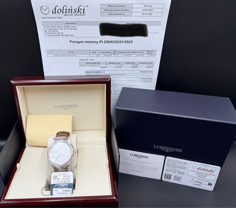 Nowy Zegarek Longines Master Collection Automatic Gold L2.793.5.70.2