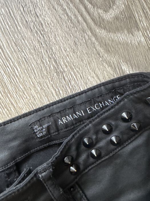 кожані брюки Armani Exchange