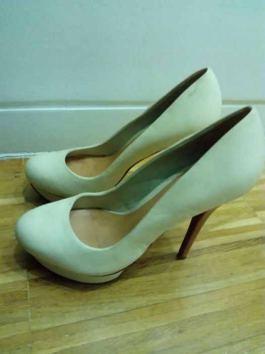 Sapatos brqndos salto alto  Aldo