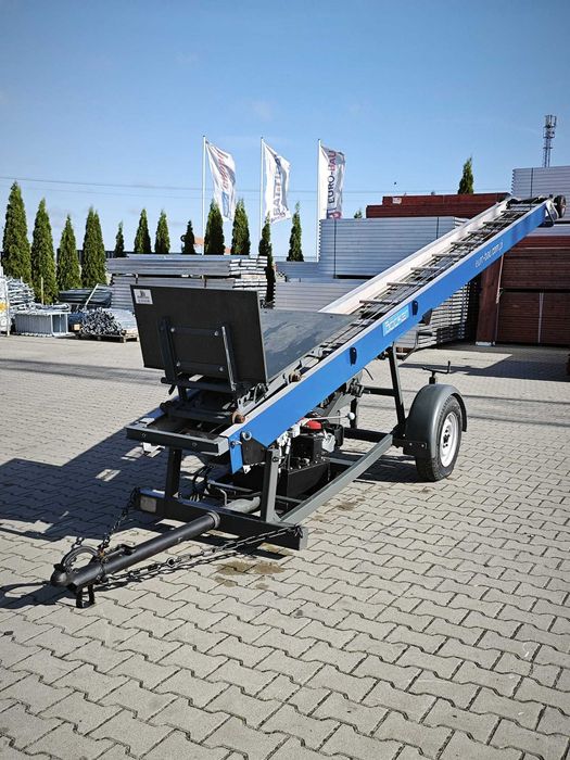 Winda Drabina Wciągarka Dekarska Boecker FL-16 Spalinowa 16m na przyczepie