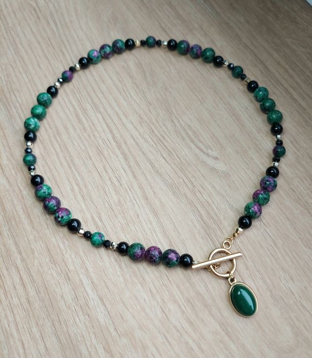 Naszyjnik. Kamienie naturalne