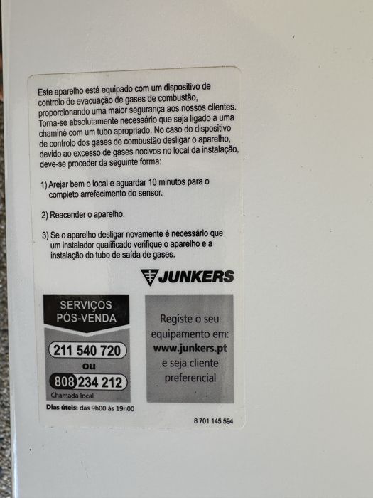 Esquentador Junkers