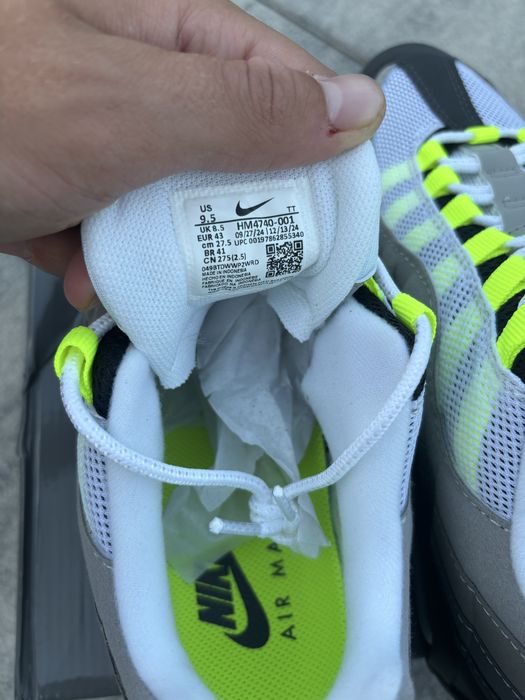 Airmax 95 OG Black/Neon Yellow/Cool-Grey