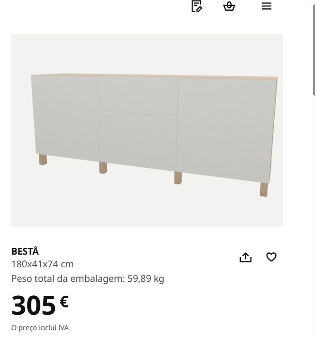 Conjunto de movel de sala BESTÄ