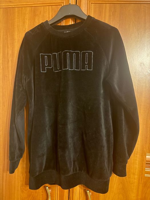 Aksamitna bluza Puma roz. S
