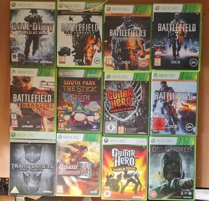 Колекція ігор до приставки ікс бокс 360 приставки консолі Xbox game