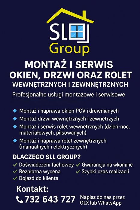 Serwis, konserwacja, renowacja, wymiana uszczelek. Montaż stolarki.