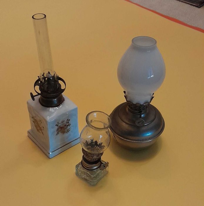 Candeeiros petróleo miniaturas