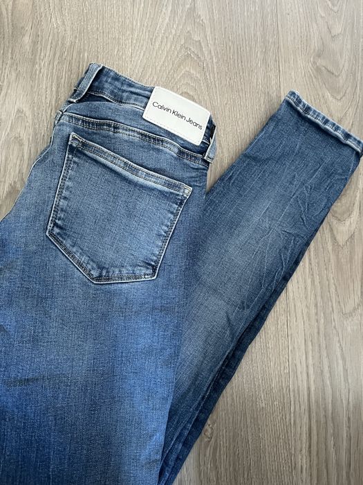 Spodnie calvin klein jeansowe damskie