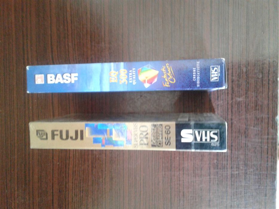 Cassetes VHS e VHS-C, NOVAS!