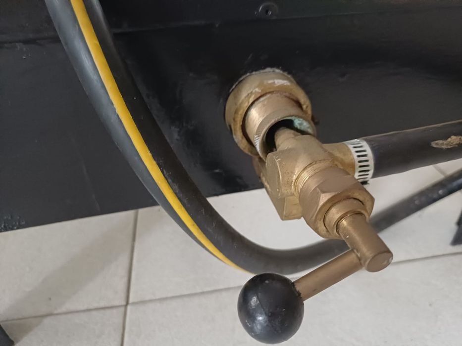 Trempe/fogão de 1 queimador em ferro fundido