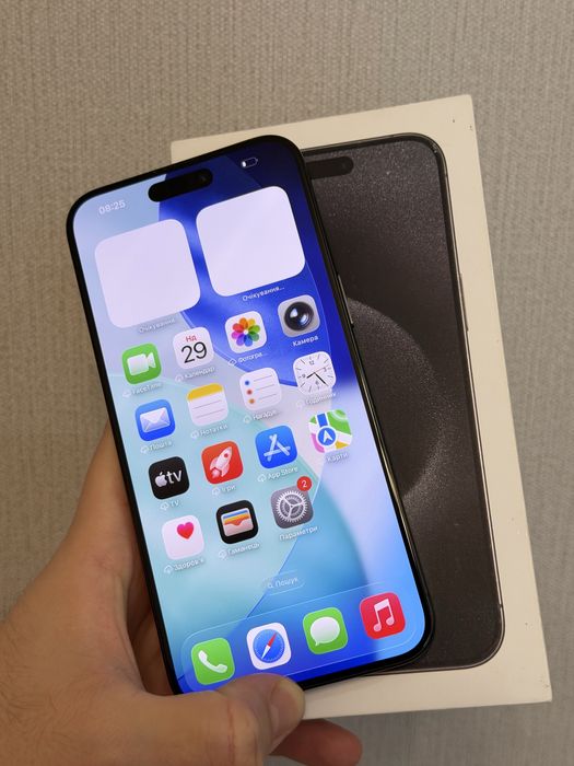 iPhone 15 Pro Max 256GB eSim Black Titanium (MU663) 90% box