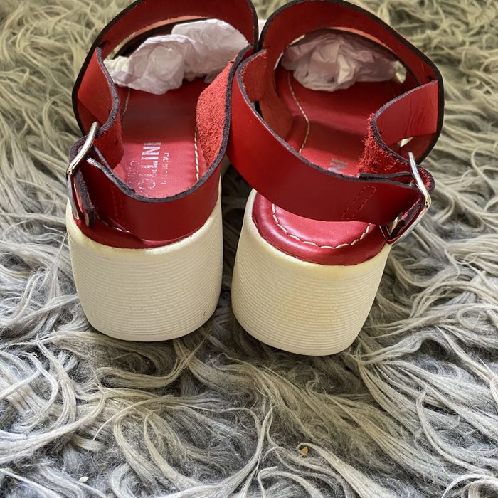 Czerwone damskie buty sandałki Studio Pollini Made in Italy [36]