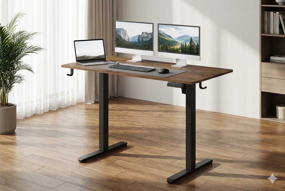 Nowe Biurko Elektryczne Regulowane 120x60 Podnoszone Gamingowe FV