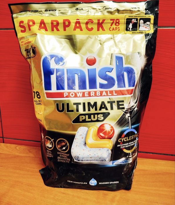 Kapsułki Finish Ultimate Plus 78szt. Niemieckie