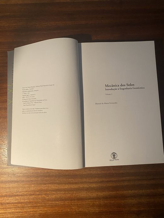 Mecânica dos solos Volume 2 de Manuel de Matos Fernandes