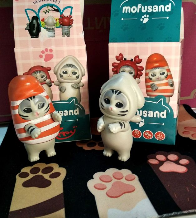 Колекційна фігурка "котик". Mofusand.