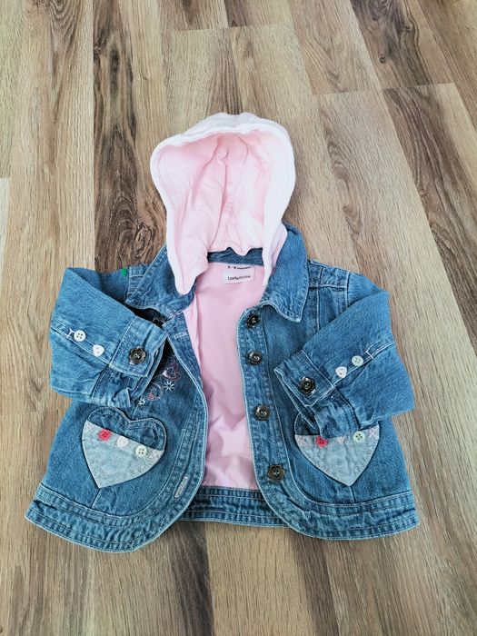 Kurtka dżinsowa dla dziewczynki wiosna