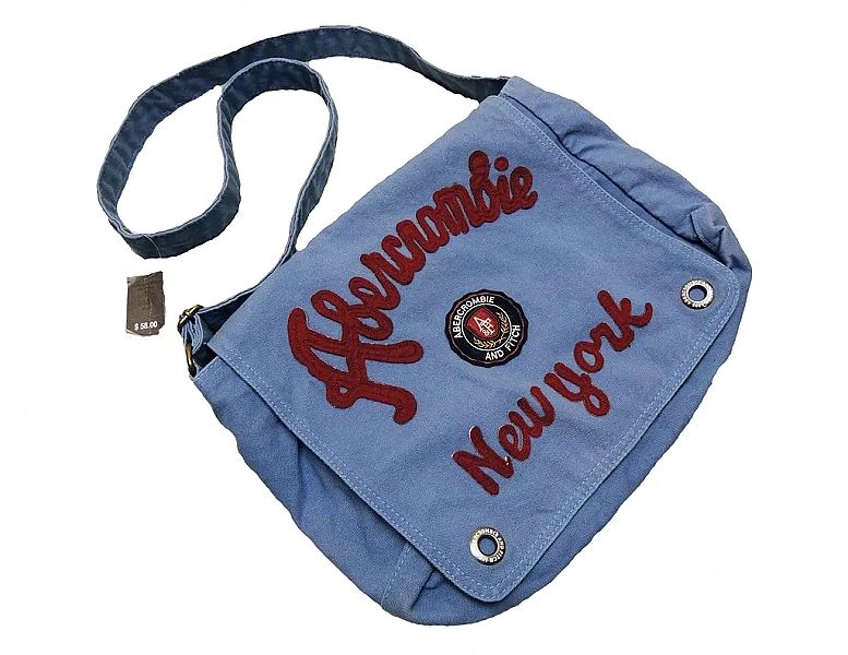 Abercrombie Fitch New York Listonoszka Vintage Streetwear Oldschool