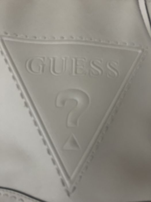 Shopper torba torebka beżowa Guess