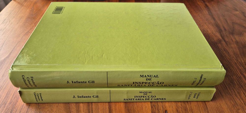 Livro de veterinaria - Manual de Inspecção Sanitaria de Carnes 2vols, 2a edição