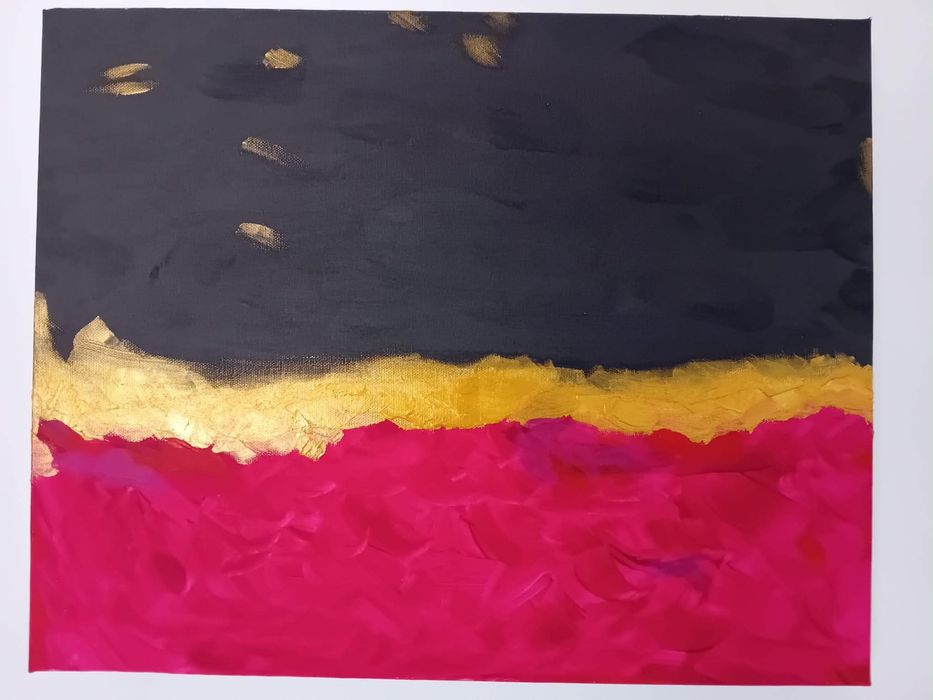 Obraz pt : „Red sea in the night”