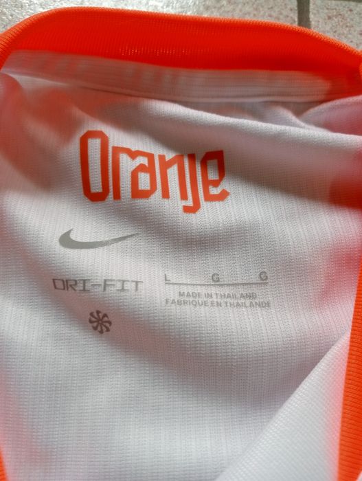 Camisola Holanda Alternativa (Branca/Laranja) - Nova