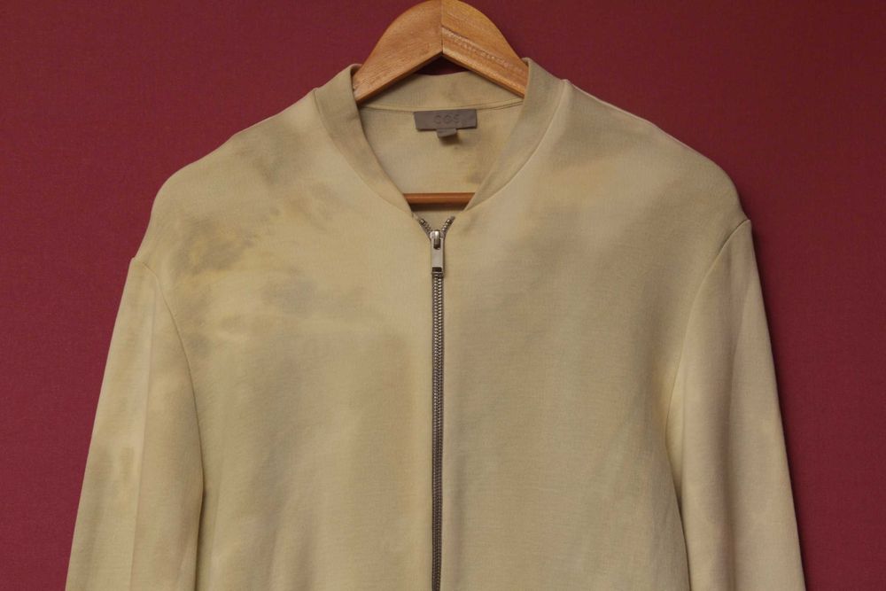 COS рр s-m бомбер из хлопка и лайкры Hand Dyed