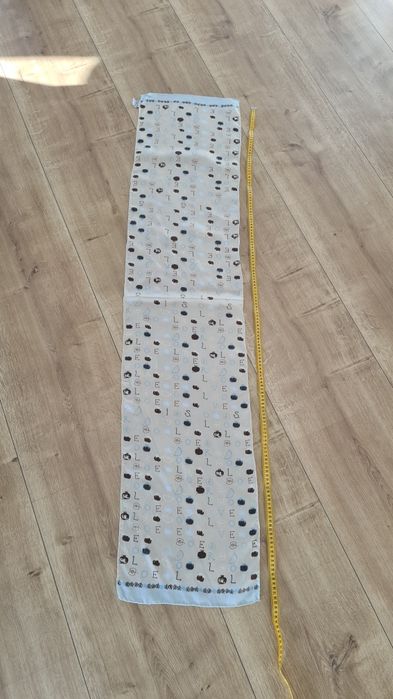 Chusta Apaszka 100% Jedwab Silk Jedwabna. 150 x 30. Owoce